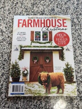 🎄 Better Homes and Garden Magazine Farmhouse Christmas 2024 🎅